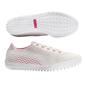 NEW Puma Monolite Cat EM Sneakers Pink 5192988 Spikeless Golf Shoes Size 9.5